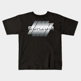 Metallic Illustration burzum Kids T-Shirt